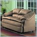 Simmons Upholstery Jaguar Loveseat in Tan