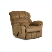 Simmons Upholstery Rocker Recliner Chair in Victor Amber