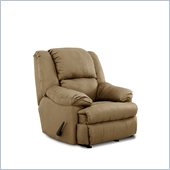 Simmons Upholstery Rocker Recliner in Luna Latte