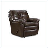 Simmons Upholstery Recliner Chair in Sebring Coffeebean