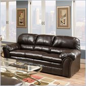 Simmons Upholstery Sofa in Riverside Bonded leather- Vintage