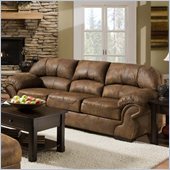 Simmons Hide-a Bed Queen Sleeper Sofa in Pinto Tobacco