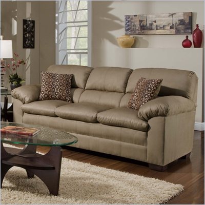 Simmons Upholstery Sofa in Velocity Mineral / Nico Earth