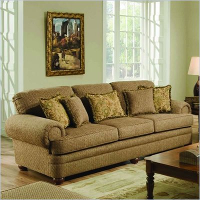 Simmons Upholstery Bixby Sofa in Peat