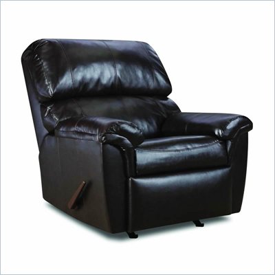 Simmons Upholstery London 3-Way Rocker Recliner Chair in Walnut