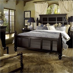Tommy Bahama Home Kingstown Malabar Panel Bed in Tamarind-King