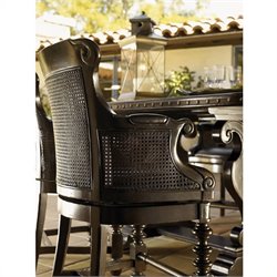 Tommy Bahama Home Kingstown Dunkirk Swivel Counter Stool in Tamarind