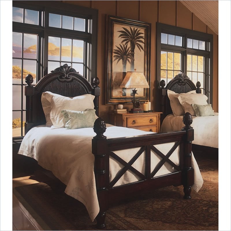 Tommy Bahama Home British colonial bedroom, British