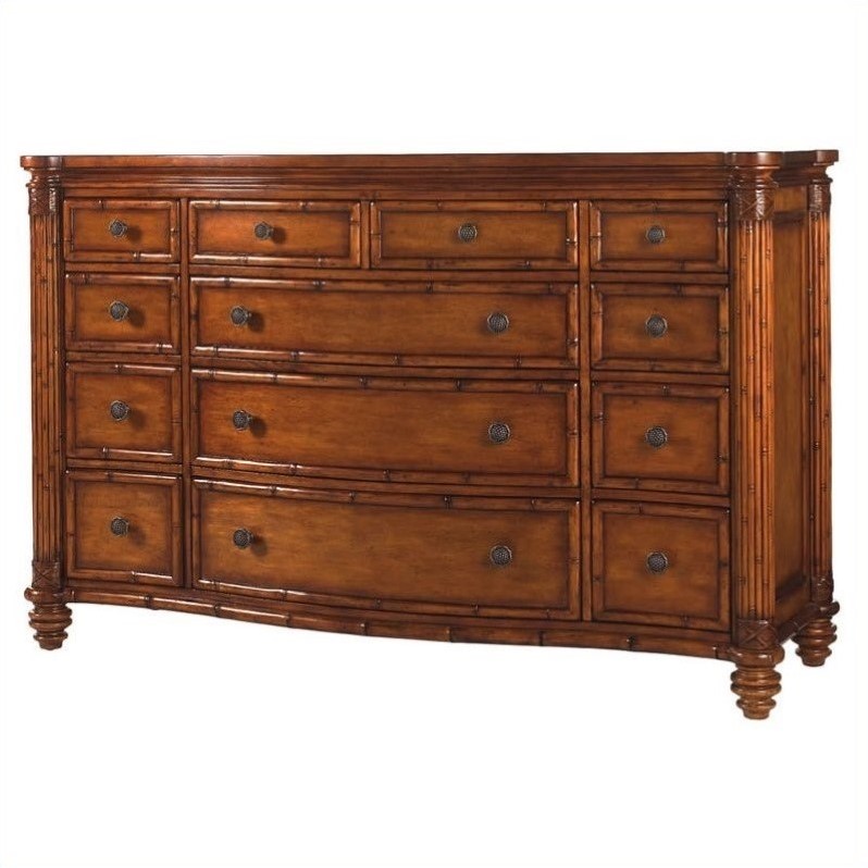 Tommy Bahama Home Island Estate Barbados Triple Dresser in Plantation
