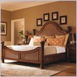 Tommy Bahama Home Island Estate Round Hill Wood Panel Bed 5 Piece Bedroom Set in Plantation