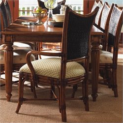 Tommy Bahama Home Island Estate Mangrove Fabric Arm Chair in Plantation