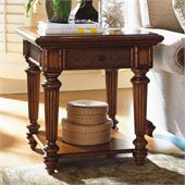 Tommy Bahama Home Island Estate Boca End Table in Plantation