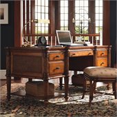 Tommy Bahama Home Island Estate Fraser Island Wood Computer Desk in Plantation