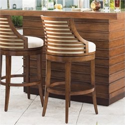 Tommy Bahama Home Ocean Club Cabana Swivel Bar Stool