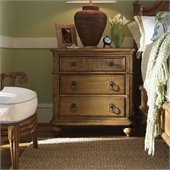 Tommy Bahama Home Beach House Delray Nightstand in Golden Umber