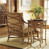Tommy Bahama Home Beach House Coral Springs Accent Table in Golden Umber