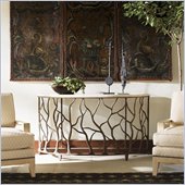 Tommy Bahama Road To Canberra Bannister Garden Console Table in Moderately Distressed