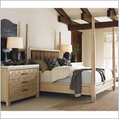 Tommy Bahama Road To Canberra Queensland Poster Bed in Moderately Distressed