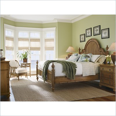 Tommy Bahama Home Beach House Belle Isle Bed in Golden Umber