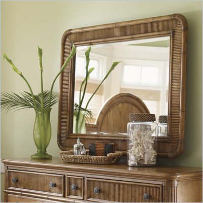 Tommy Bahama Home Beach House Osprey Mirror in Golden Umber