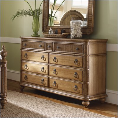 Tommy Bahama Home Beach House Biscayne Dresser in Golden Umber