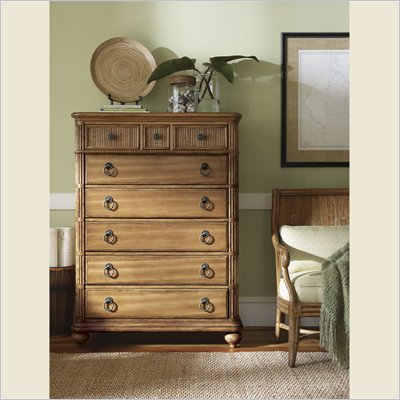 Tommy Bahama Home Beach House Gulf Shores Chest in Golden Umber