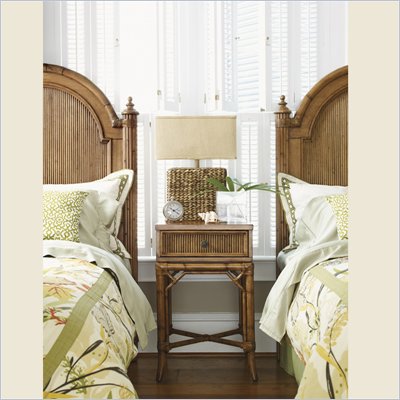 Tommy Bahama Home Beach House Captiva Nightstand in Golden Umber