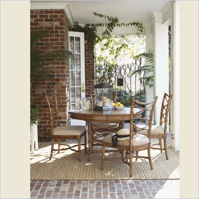Tommy Bahama Home Beach House Coconut Grove Dining Table in Golden Umber