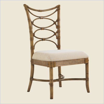 Tommy Bahama Home Beach House Sanibel Side Chair in Golden Umber-Ships Assembled