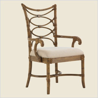 Tommy Bahama Home Beach House Sanibel Arm Chair in Golden Umber- Ships Assembled