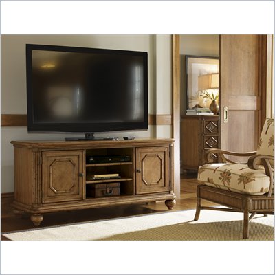 Tommy Bahama Home Beach House Bonita Entertainment Console in Golden Umber