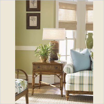 Tommy Bahama Home Beach House Heron Lamp Table in Golden Umber