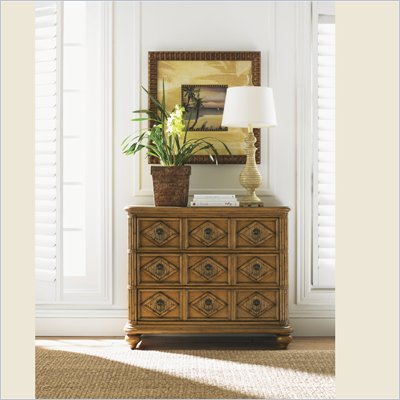 Tommy Bahama Home Beach House Tarpon Springs Hall Chest in Golden Umber