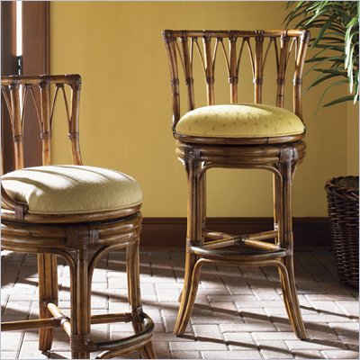 Tommy Bahama Home Island Estate South Beach Swivel Bar Stool in Plantation