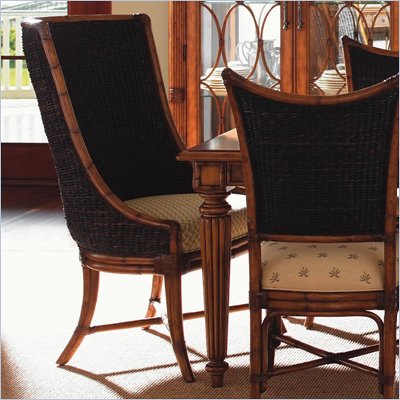 Tommy Bahama Home Island Estate Cruz Bay Fabric Host Arm Chair in Plantation