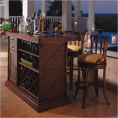 Tommy Bahama Home Island Estate Raffles Home Bar in Plantation