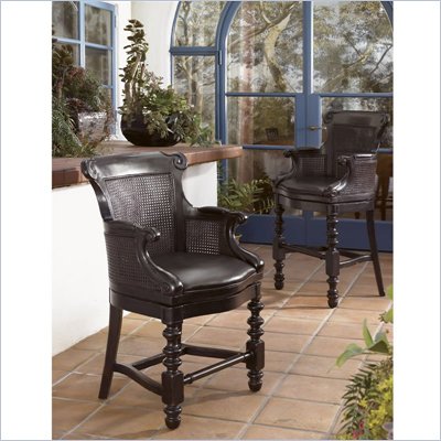 Tommy Bahama Home Kingstown Dunkirk Swivel Bar Stool in Tamarind