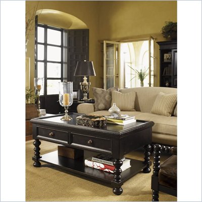 Tommy Bahama Home Kingstown Explorer Cocktail Table in Tamarind