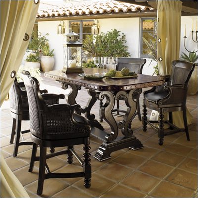 Tommy Bahama Home Kingstown Sienna Bistro Table in Cassis
