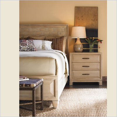 Tommy Bahama Road To Canberra Ashmore Nightstand in Moderately Distressed