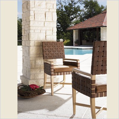 Tommy Bahama Road To Canberra Keeling Islands Arm Chair in Moderately Distressed