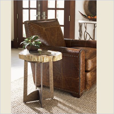 Tommy Bahama Road To Canberra Adderley Lamp Table in Moderately Distressed