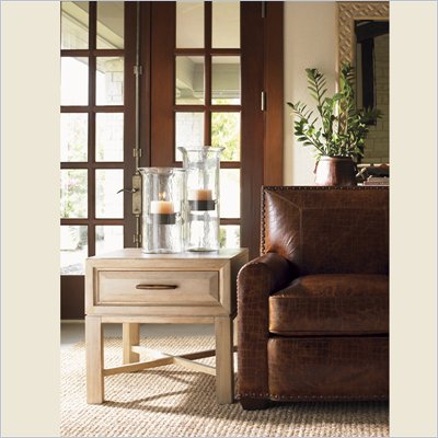 Tommy Bahama Road To Canberra St. Kilda Lamp Table in Moderately Distressed