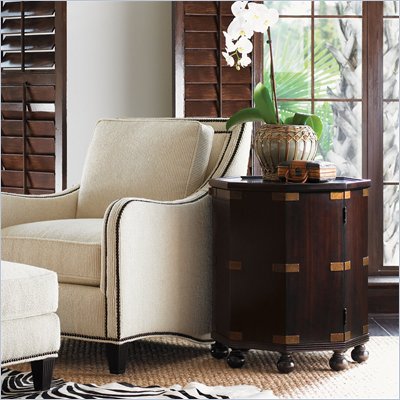 Tommy Bahama Home Royal Kahala Pacific Campaign Accent Table