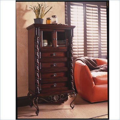 Tommy Bahama Home Rumba Del Sol 4 Drawer Lingerie Chest in Warm Mahogany Finish