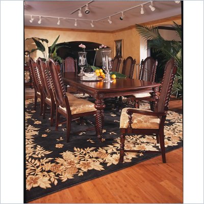 Tommy Bahama Home Rumba Del Sol Rectangular Dining Table in Warm Mahogany