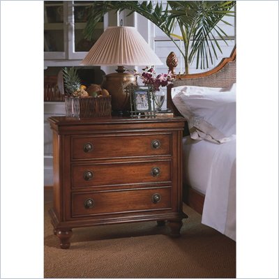 Tommy Bahama Home Island Breeze  Bachelor's Chest/Nightstand in Medium Antiqued Brown Finish