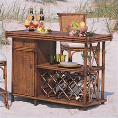 Tommy Bahama Wooden Java Outdoor Home Bar