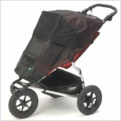Mountain Buggy Sun  Cover for Single Urban & Terrain Strollers in Black Mesh