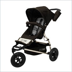 Mountain Buggy Swift Lightweight Folding Baby Stroller in Flint